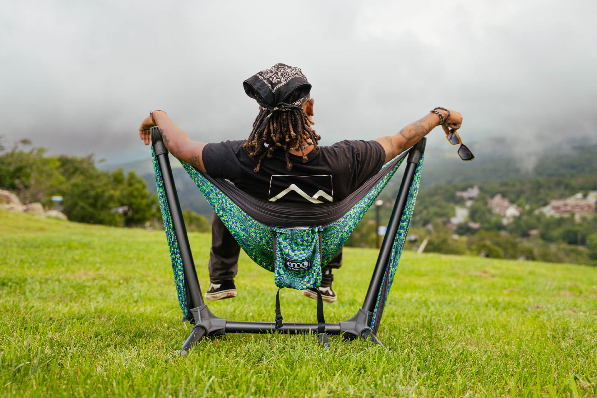 DoubleNest Hammock Print + Parklite Stand Bundle - Image 15