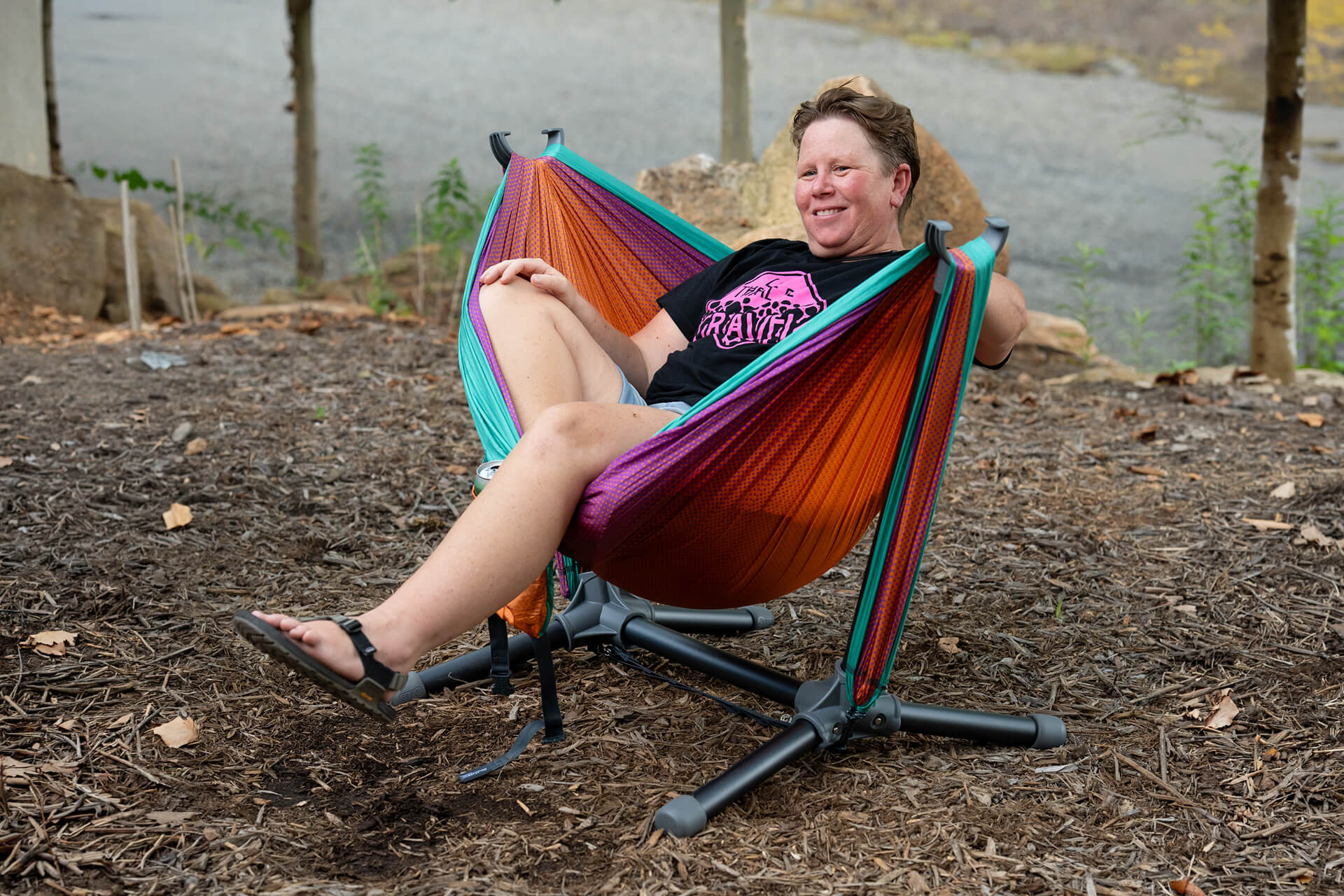 DoubleNest Hammock Print + Parklite Stand Bundle - Image 6